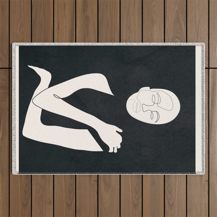 Composed Line Moment 04 Outdoor Rug Gallery Image 1