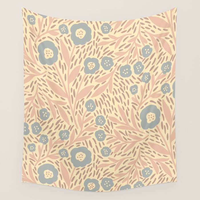 Botanical Garden - Neutral  tone Wall Tapestry Gallery Image 4