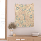 Botanical Garden - Neutral  tone Wall Tapestry Gallery Image 2