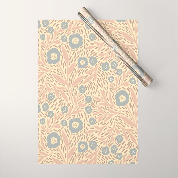 Botanical Garden - Neutral  tone Wrapping Paper Gallery Image 1