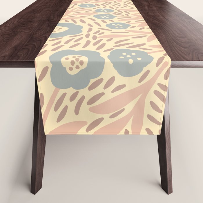 Botanical Garden - Neutral  tone Table Runner Gallery Image 1