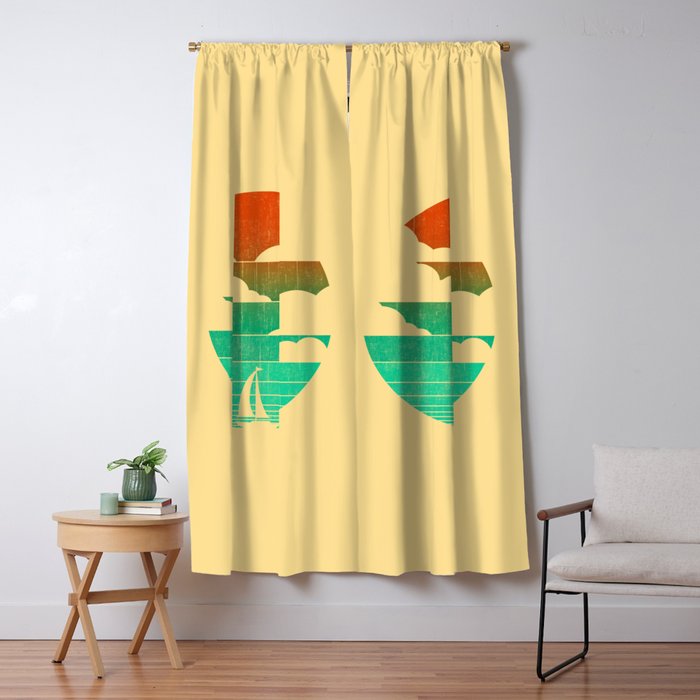 Go West (sail away in my boat) Window Curtain Gallery Image 1