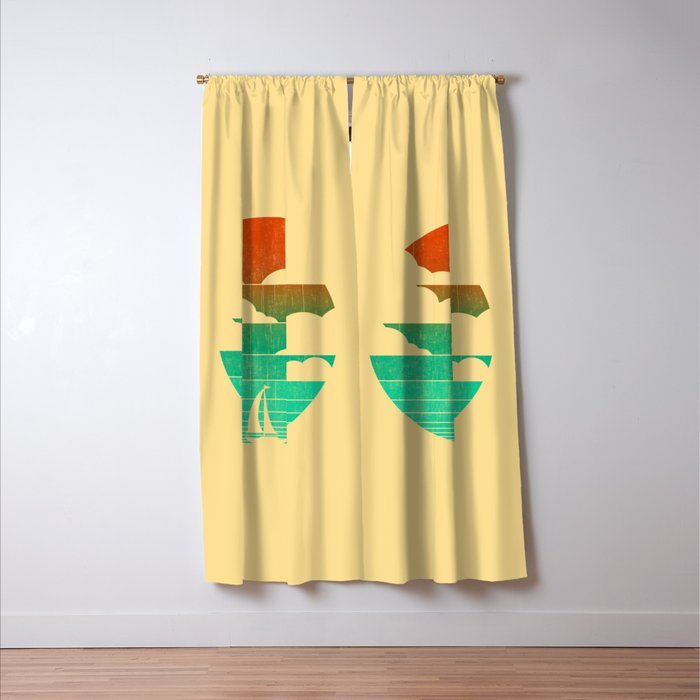 Go West (sail away in my boat) Window Curtain Gallery Image 3
