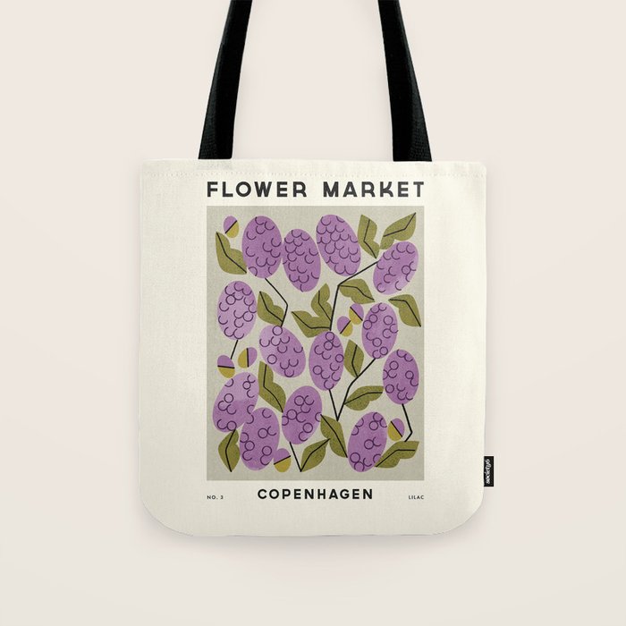 Flower Market No. 3 Tote Bag Gallery Image 1