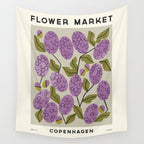 Flower Market No. 3 Wall Tapestry Gallery Image 4
