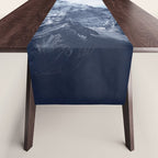 Snowy Mountain Peaks Table Runner Gallery Image 1