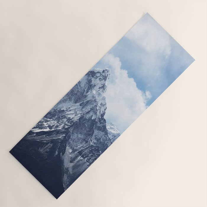 Snowy Mountain Peaks Yoga Mat Gallery Image 1