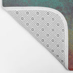 Colorful Rust Aesthetic Grunge Art Bath Mat Gallery Image 2