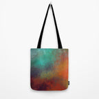 Colorful Rust Aesthetic Grunge Art Tote Bag Gallery Image 2