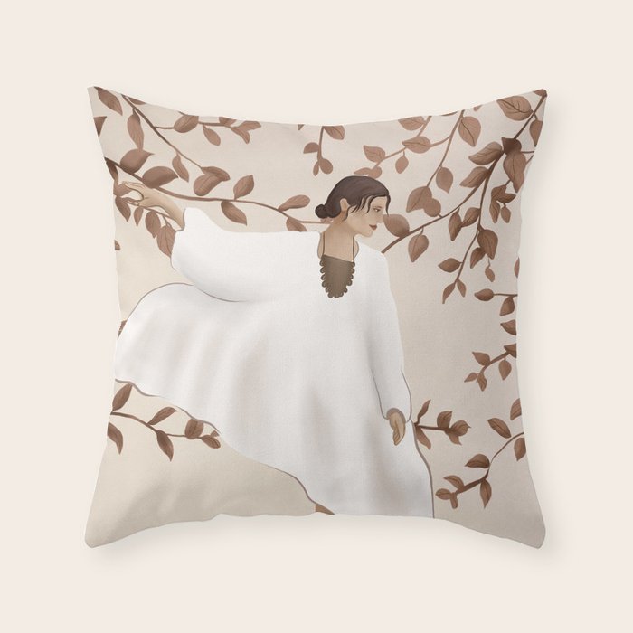 Soft Summer Breeze Throw Pillow Gallery Image 6