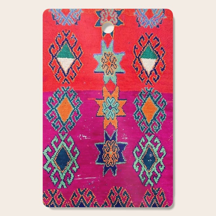 Moroccan Traditional Carpet Artwork Cutting Board Gallery Image 1