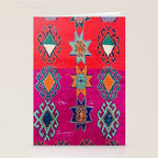 Moroccan Traditional Carpet Artwork Stationery Card Gallery Image 2