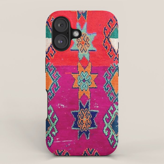 Moroccan Traditional Carpet Artwork iPhone Case Gallery Image 1