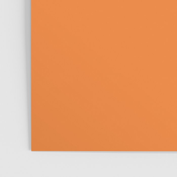 Tangerine - Solid Color Collection Poster Gallery Image 3
