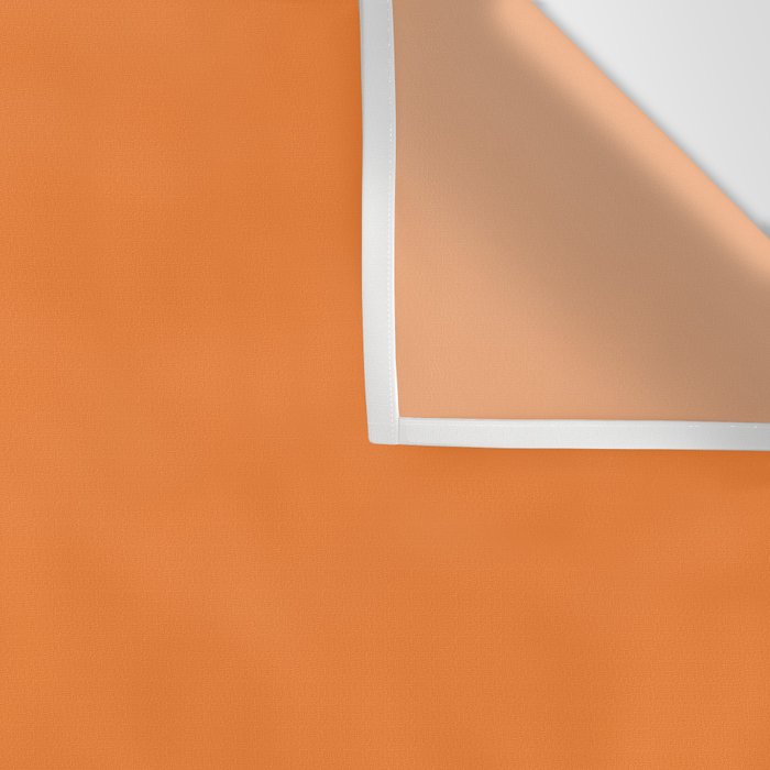 Tangerine - Solid Color Collection Wall Tapestry Gallery Image 3