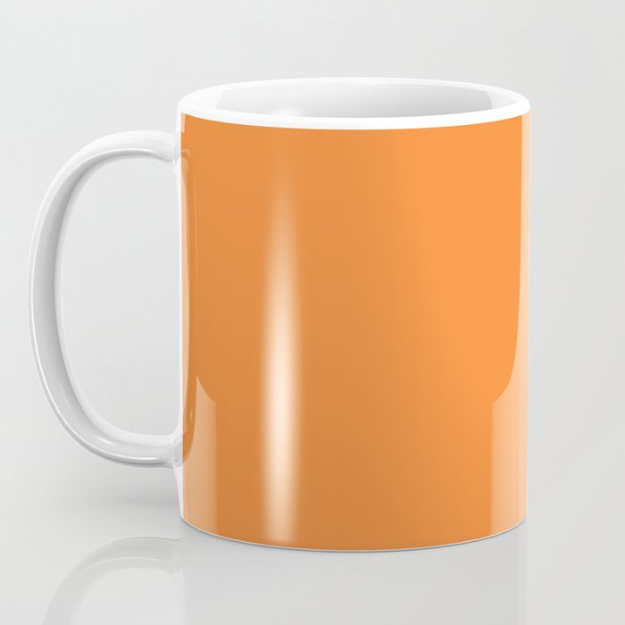 Tangerine - Solid Color Collection Coffee Mug Gallery Image 3