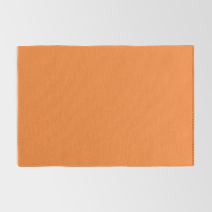 Tangerine - Solid Color Collection Rug Gallery Image 2