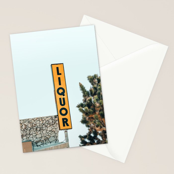 Liquor Sign - Retro Art Print Stationery Card Gallery Image 2