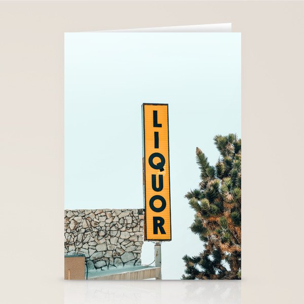 Liquor Sign - Retro Art Print Stationery Card Gallery Image 2