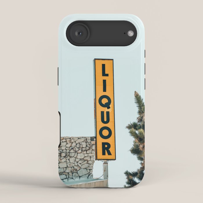 Liquor Sign - Retro Art Print iPhone Case Gallery Image 2