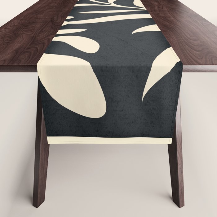 Minimal Abstract Art Plant 1 Table Runner Gallery Image 1