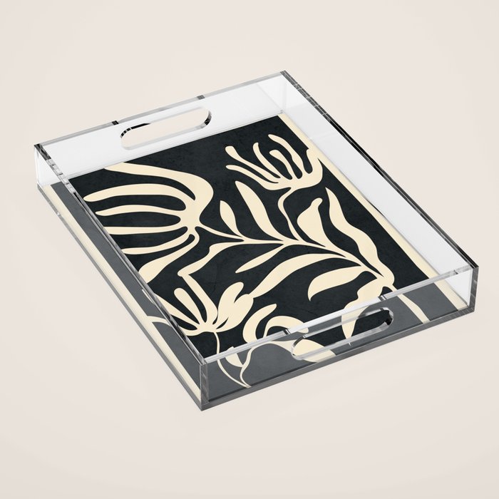 Minimal Abstract Art Plant 1 Acrylic Tray Gallery Image 1