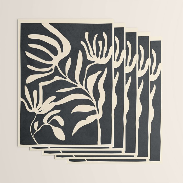 Minimal Abstract Art Plant 1 Wrapping Paper Gallery Image 3