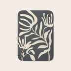 Minimal Abstract Art Plant 1 Bath Mat Gallery Image 1