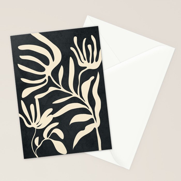 Minimal Abstract Art Plant 1 Stationery Card Gallery Image 2