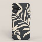 Minimal Abstract Art Plant 1 iPhone Case Gallery Image 1