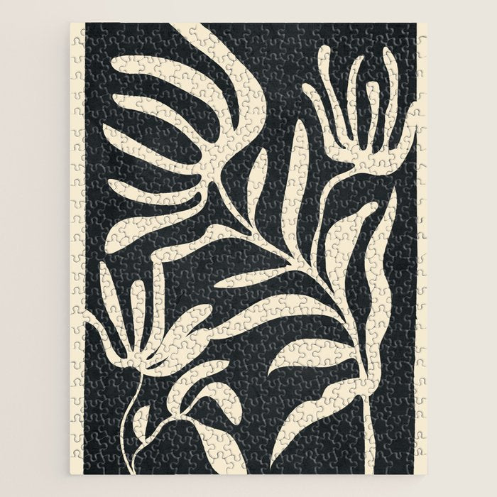 Minimal Abstract Art Plant 1 Jigsaw Puzzle Gallery Image 1