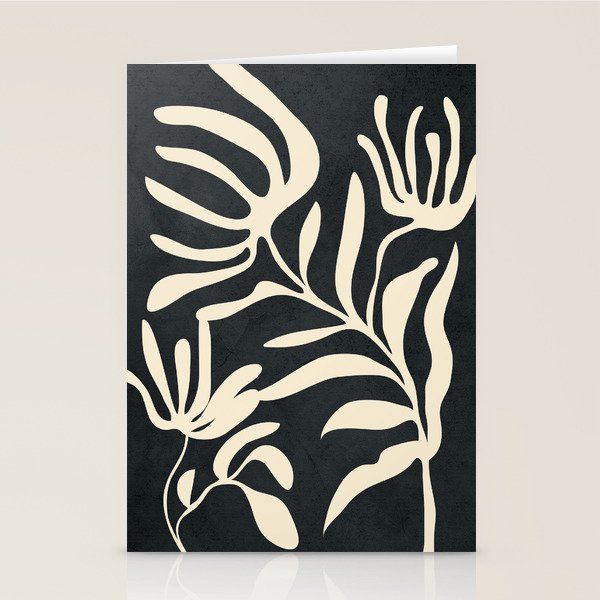 Minimal Abstract Art Plant 1 Stationery Card Gallery Image 2