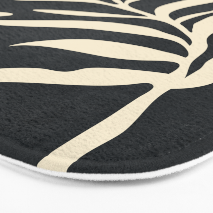 Minimal Abstract Art Plant 1 Bath Mat Gallery Image 3