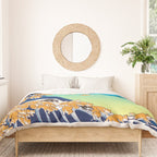 Shiba Inu in Great Wave Duvet Cover Gallery Image 3