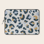 Snow Leopard Print Laptop Sleeve Gallery Image 1