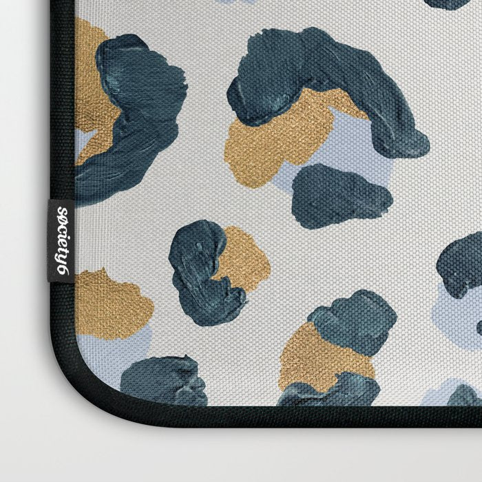Snow Leopard Print Laptop Sleeve Gallery Image 3