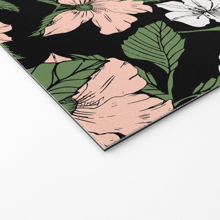 Flowers in the tropical night Welcome Mat Gallery Image 2