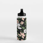 Flowers in the tropical night Water Bottle Gallery Image 3