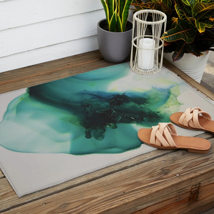 Anahata (Heart Chakra) Outdoor Rug Gallery Image 2