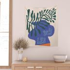 Greek vase with fern Wall Tapestry Gallery Image 2