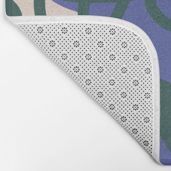 Greek vase with fern Bath Mat Gallery Image 2