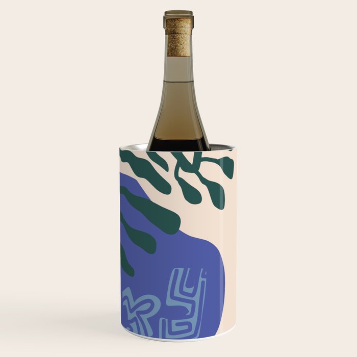 Greek vase with fern Wine Chiller Gallery Image 3