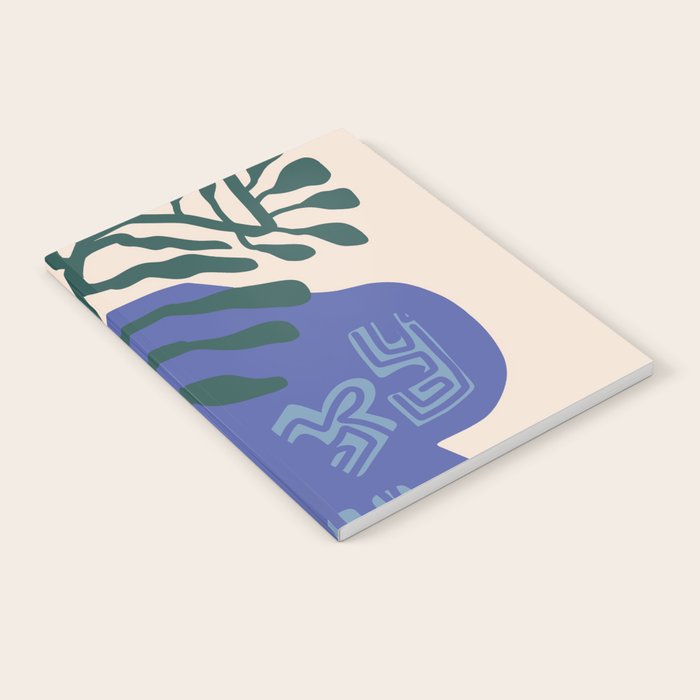 Greek vase with fern Notebook Gallery Image 2