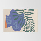 Greek vase with fern Rug Gallery Image 2