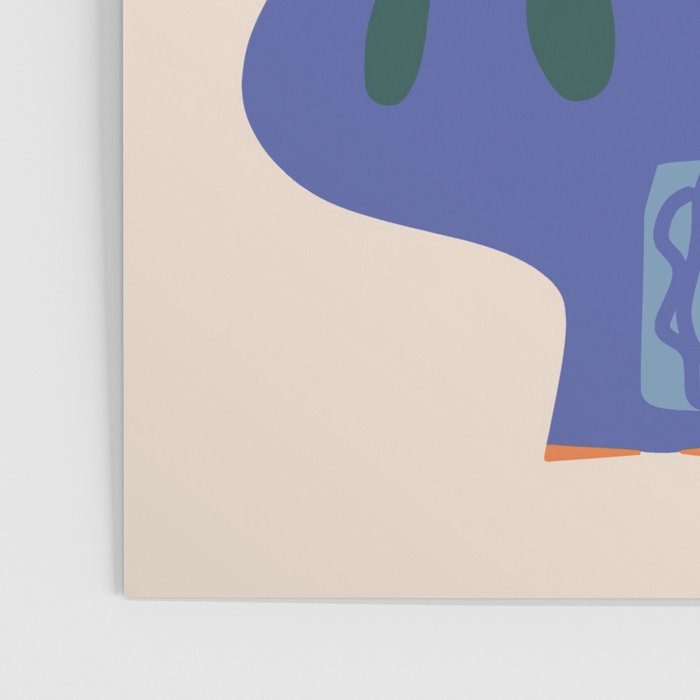 Greek vase with fern Poster Gallery Image 3