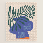 Greek vase with fern Jigsaw Puzzle Gallery Image 1