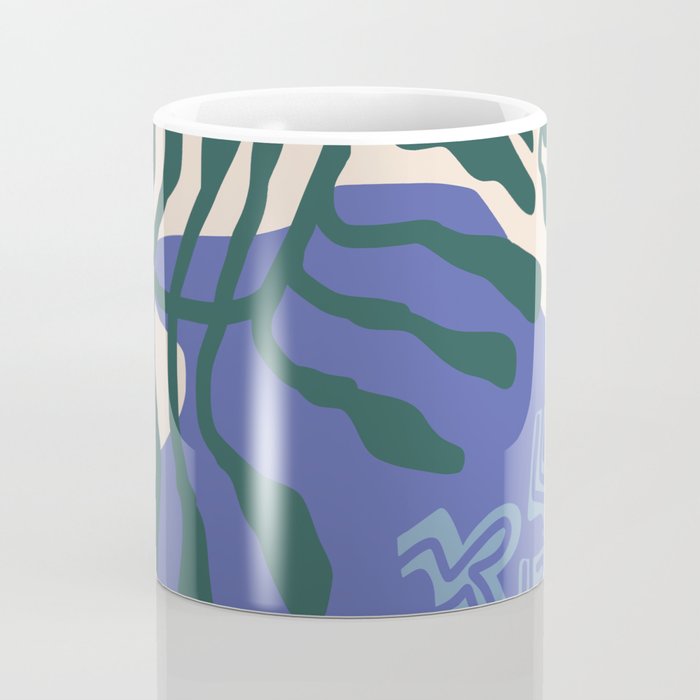 Greek vase with fern Coffee Mug Gallery Image 4