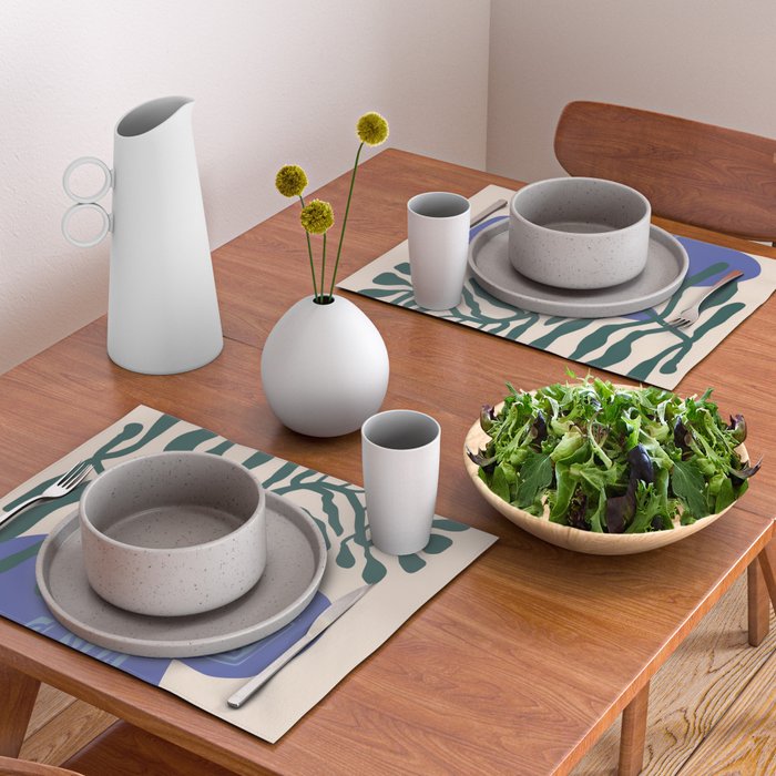 Greek vase with fern Placemat Gallery Image 2