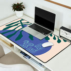 Greek vase with fern Desk Mat Gallery Image 2