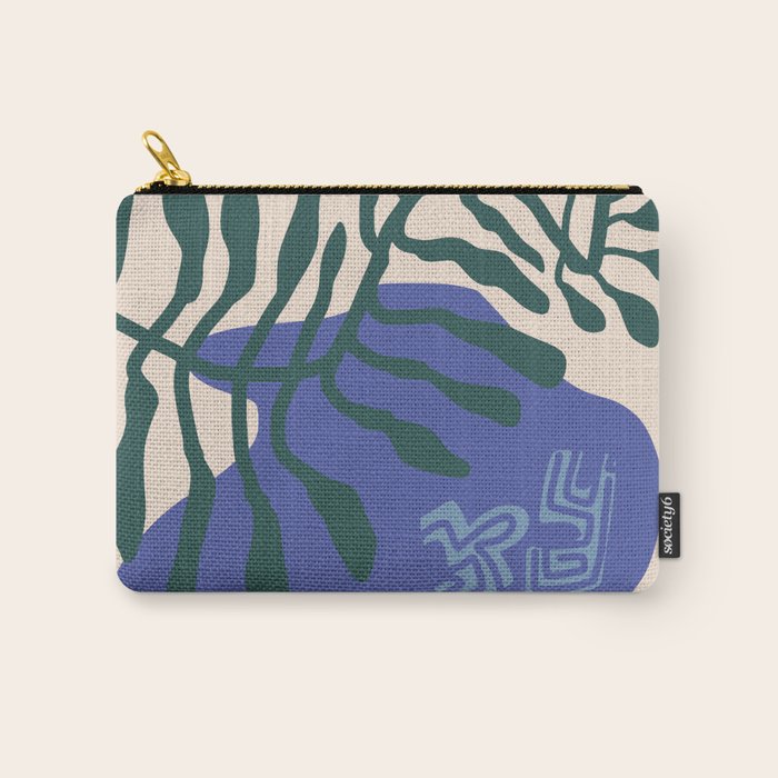 Greek vase with fern Carry All Pouch Gallery Image 1